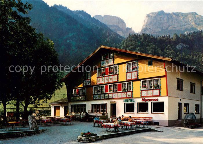 13864141 Wasserauen Wasserau IR Gasthaus Alpenrose im Schwendetal