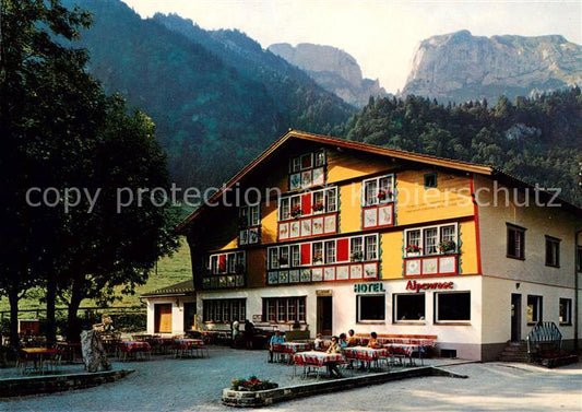 13864141 Wasserauen Wasserau IR Gasthaus Alpenrose im Schwendetal