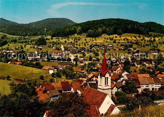 13864598 Reigoldswil Panorama mit Kirche Reigoldswil