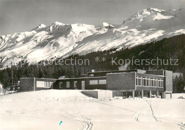 13865392 Valbella  Lenzerheide GR Schuelerheim der Stadt Zuerich mit Parpaner Sc