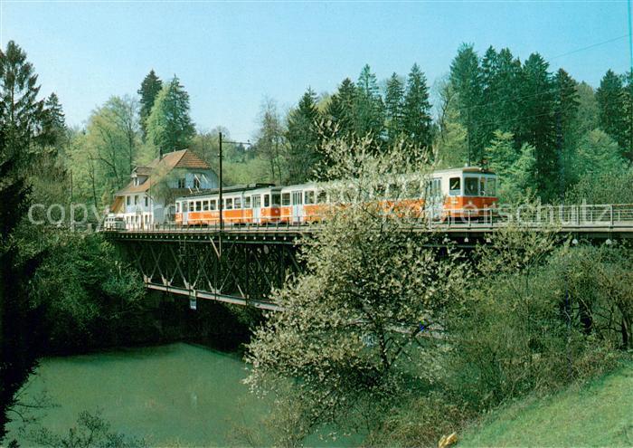 13867525 Taeuffelen BE BTI Pendelzug bei Hagneck