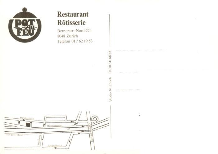 13875055 Zuerich ZH Restaurant Rôtisserie Pot au Feu Zuerich ZH