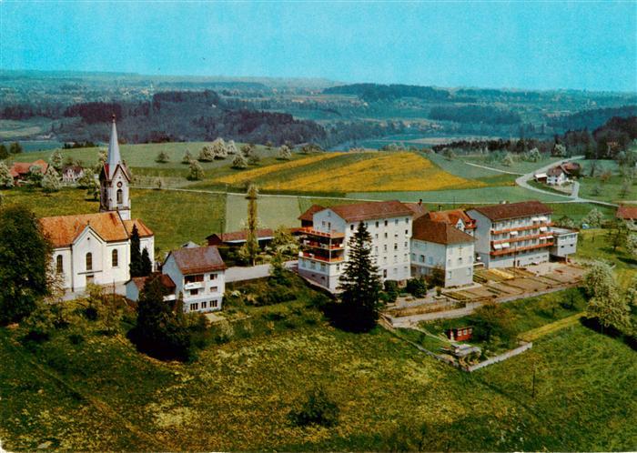 13875932 St Pelagiberg TG Kurhaus Marienburg Fliegeraufnahme mit Kirche