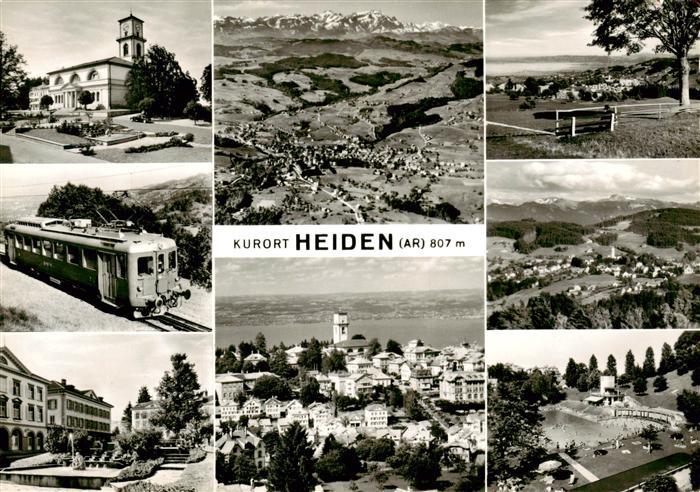 13875941 Heiden AR Teilansichten Panorama Fliegeraufnahme Heiden AR