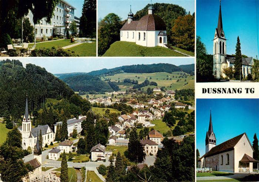 13875947 Dussnang TG Kneipp Kurhaus Kapelle Kirchen Fliegeraufnahme