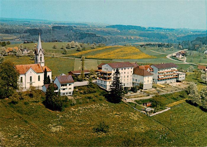 13875958 St Pelagiberg TG Kurhaus Marienburg Fliegeraufnahme mit Kirche