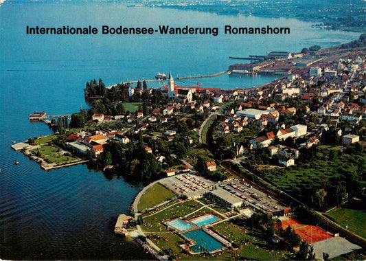 13876108 Romanshorn TG Fliegeraufnahme mit Schwimmbad am Bodensee Romanshorn TG