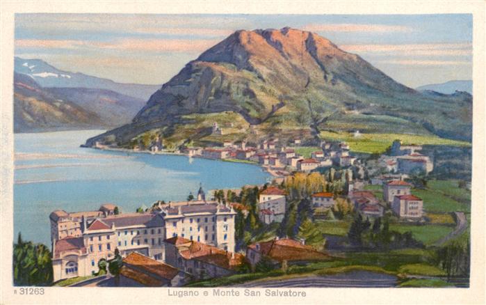 13881197 Lugano Lago di Lugano TI Monte San Savaltore