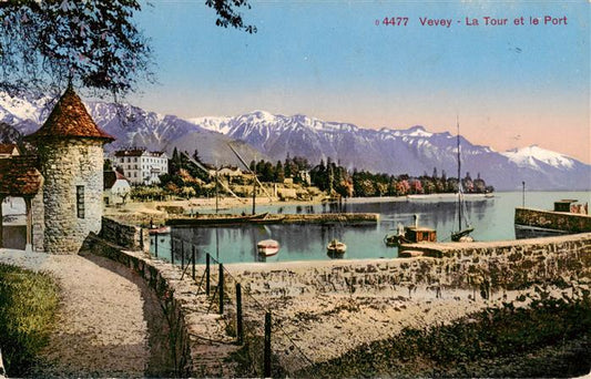 13881203 Vevey VD La visite et le port Vevey VD