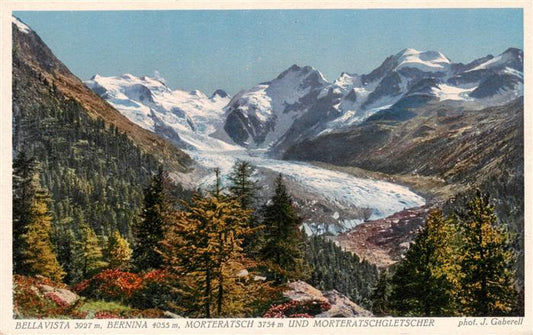 13883870 Bellavista GR Bernina Morteratsch Glacier Morteratsch J.Gaberell