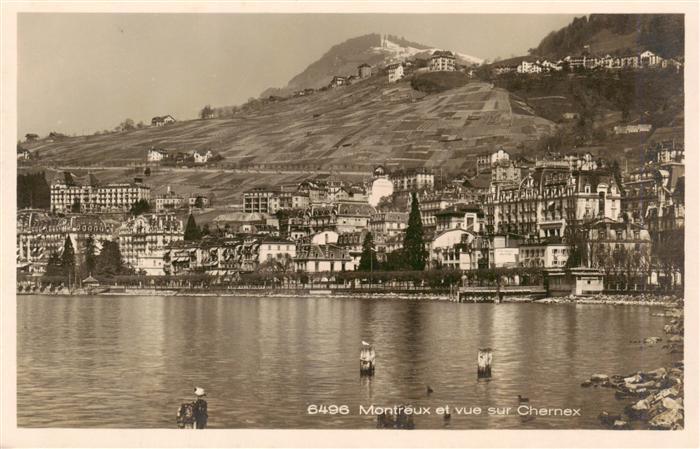 13879071 Montreux VD et vue de Chernex