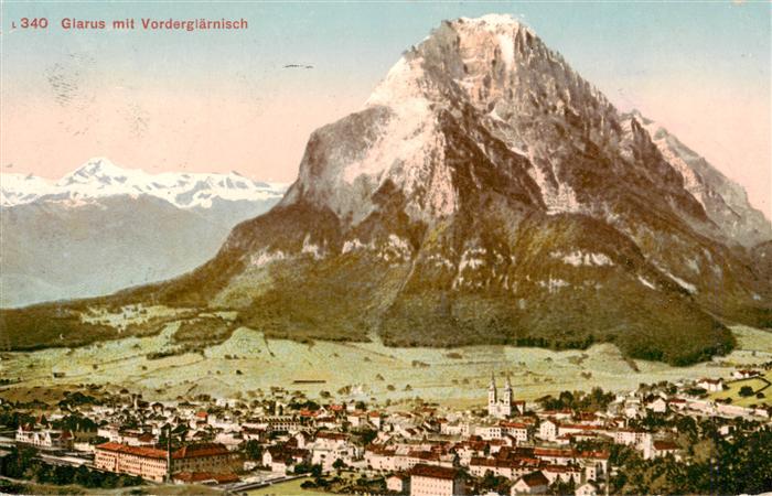 13879088 Glarus GL mit Vorderglaernisch Glarus GL