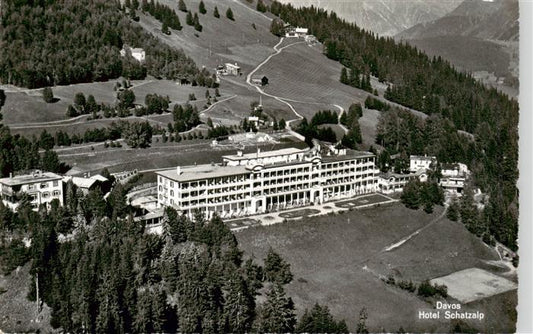 13881709 Davos GR Hotel Schatzalp Fliegeraufnahme Davos GR