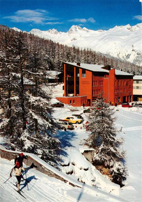 13883743 Pontresina Centre de ski de fond et auberge de jeunesse Tolais sports d'hiver Pontre