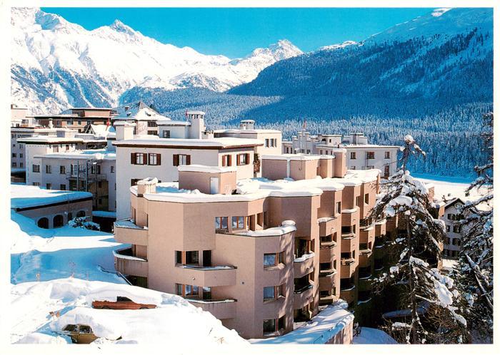 13884221 St Moritz GR Chesa Bernasconi Panorama hivernal St Moritz GR