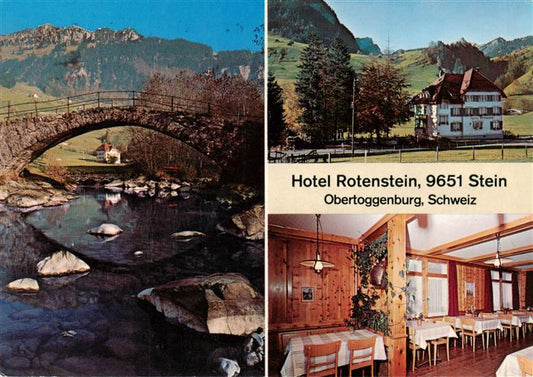 13885345 Stein Toggenburg SG Hôtel Rotenstein chambre pont