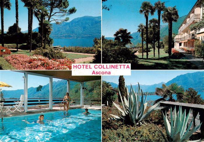 13886577 Ascona Lago Maggiore TI Hotel Collinetta Park Hallenbad Panorama