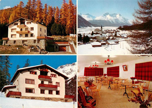 13887155 Bever Maloja GR Ferienhaus Soland Gastraum Panorama