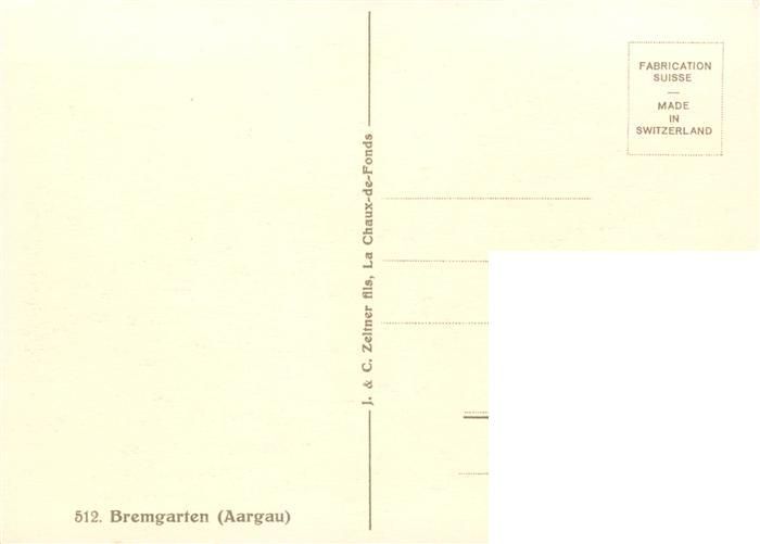 13887156 Bremgarten AG Gedeckte Bruecke mit Kirche Kuenstlerkarte Bremgarten AG