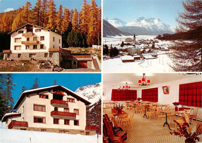 13887429 Bever Maloja GR Ferienhaus Soland Gastraum Panorama