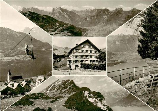 13887710 Amden SG Pension privée Alpenroesli Télésiège Walenseepartie Panorama A