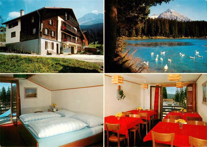 13888790 Valbella  Lenzerheide GR Hotel Garni Cresta Schwanenteich Gaestezimmer