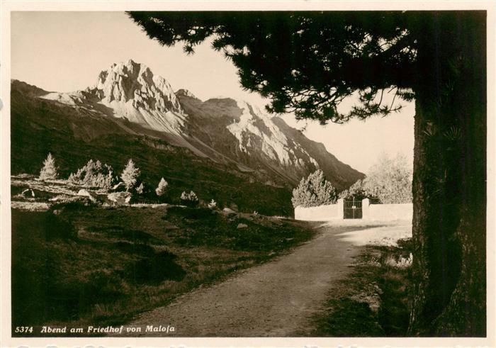 13889110 Maloja GR Soirée au cimetière de Maloja GR