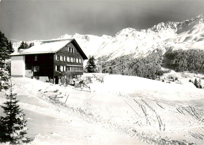 13889119 Lenzerheide GR Ferienheim Maennedorf Tga da Lai mit Parpanhoernern und