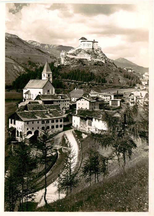 13889415 Tarasp Fliegeraufnahme mit Schloss Tarasp Tarasp