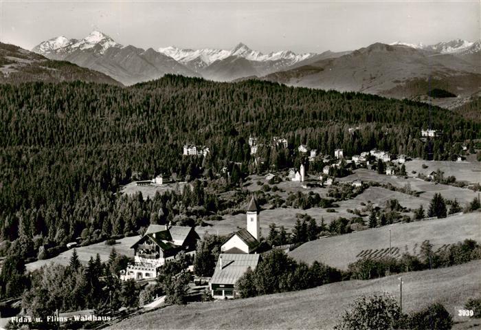 13890773 Photo d'avion Fidaz GR et Flims Waldhaus Fidaz GR