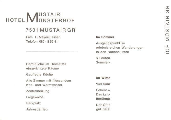 13894052 Muestair GR Hotel Muester Muensterhof