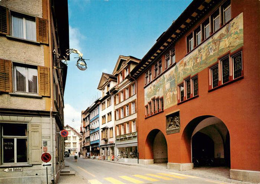 13895970 Appenzell IR Hauptgasse mit Rathaus Appenzell IR