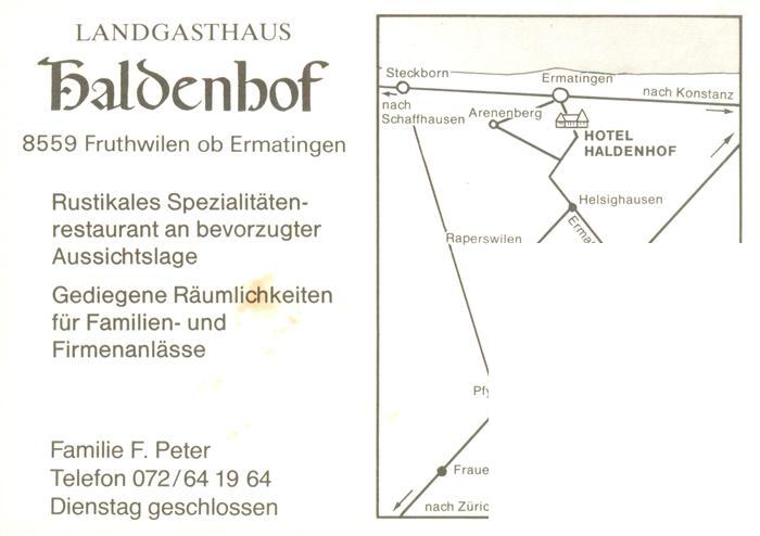 13896604 Fruthwilen Landgasthof Haldenhof Fruthwilen