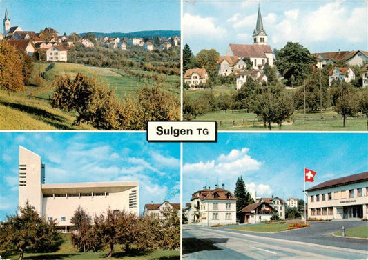 13896608 Sulgen TG Ortsansichten Blick zur Kirche Gemeindehaus