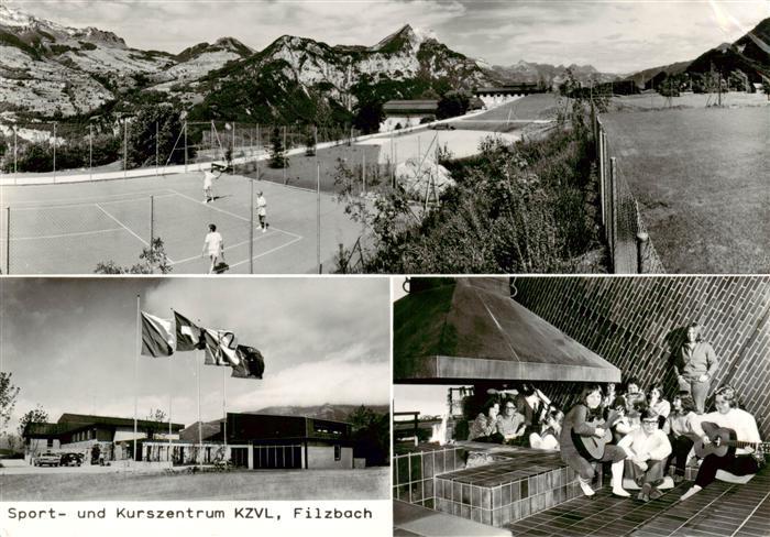 13896624 Filzbach GL Sport- und Kurszentrum KZVL Tennisanlage Alpen