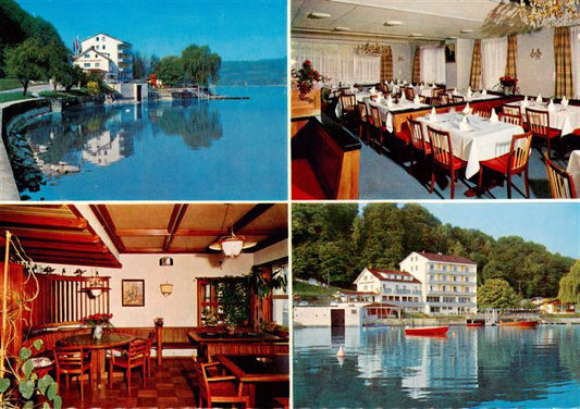 13897030 Steckborn Untersee TG Hotel Schweizerland Gastraeume Seepartien