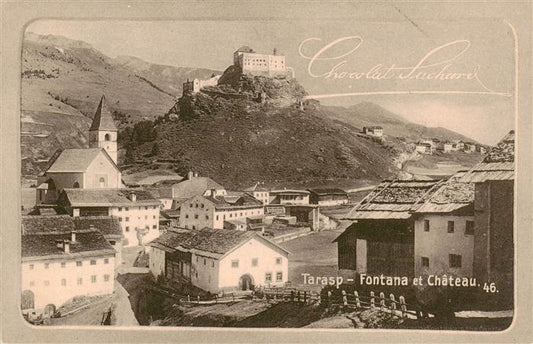 13898719 Tarasp Fontana et Chateau Tarasp