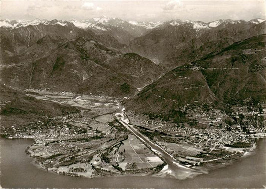 13900996 Ascona Lac Majeur TI Locarno Monte Bre et Delta della Maggia