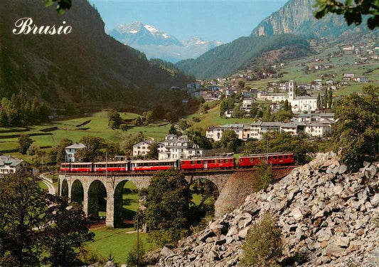 13901638 Brusio TI mit Bernina Express Panorama