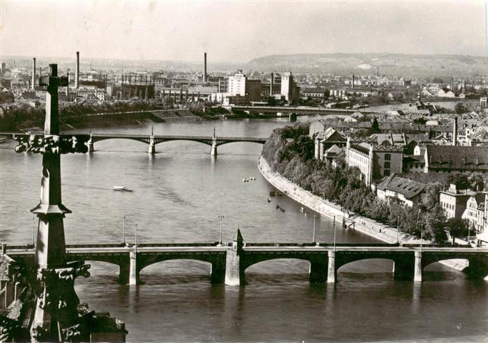 13901653 Basel BS Blick vom Muensterturm Basel BS