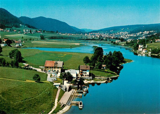 13901939 Les-Brenets NE Bassins du Doubs Port du Pre du Lac vue aérienne