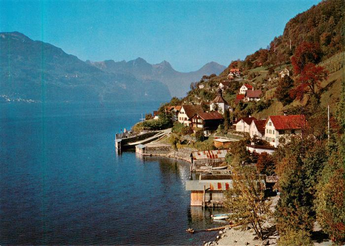 13901941 Quinten Sarganserland Panorama Walensee Alpen Quinten Sarganserland