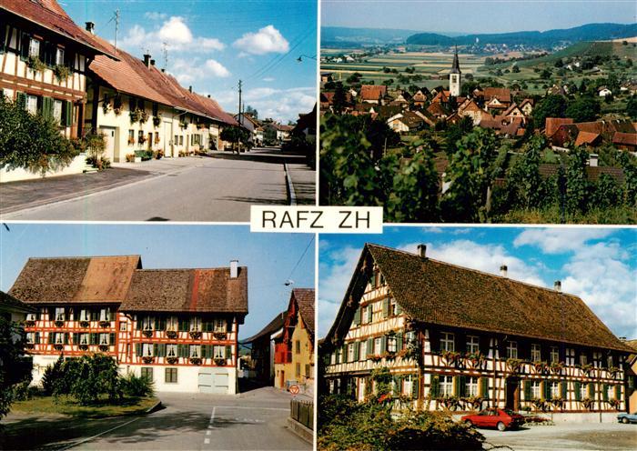 13901984 Rafz ZH Teilansichten Fachwerkhaeuser Panorama