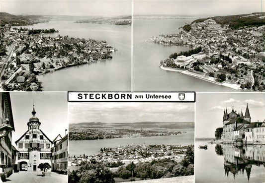 13905549 Steckborn_Untersee_TG Fliegeraufnahmen Marktplatz Schloss