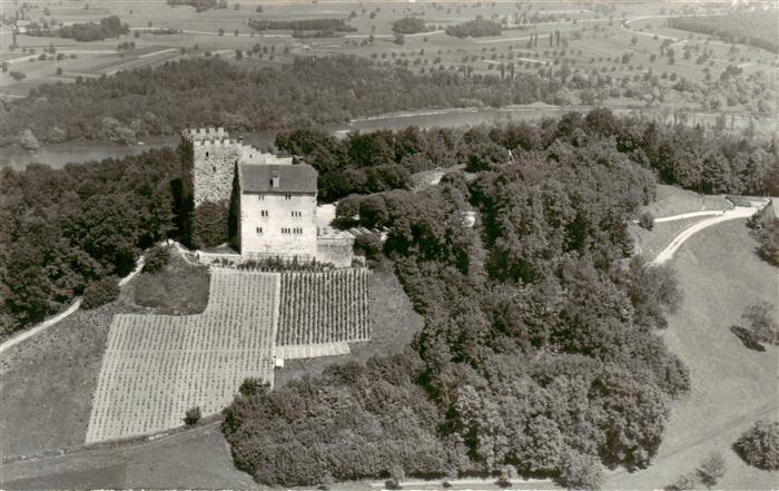 13915750 Schloss_Habsburg_Brugg_AG Fliegeraufnahme