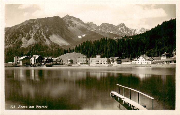 13918953 Arosa_GR avec Berghotel Praetschli sur Obersee Panorama