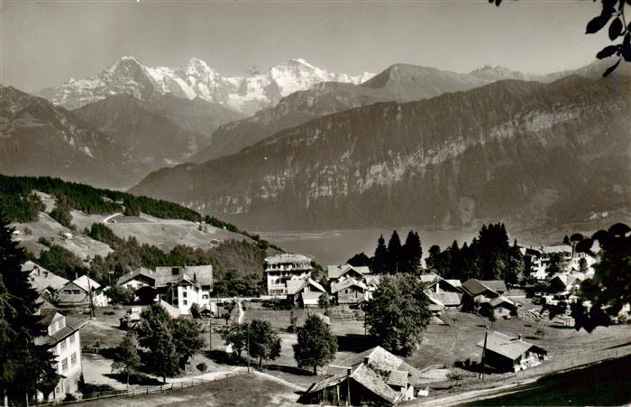 13918610 Beatenberg_Thunersee_BE mit Eiger Moench Jungfrau Sulegg Lobhorn