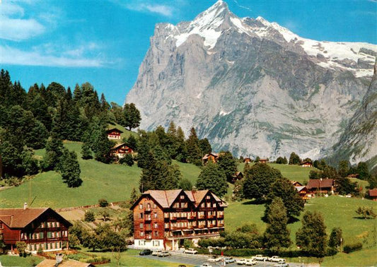 13918786 Grindelwald_BE Hotel Schweizerhof mit Wetterhorn