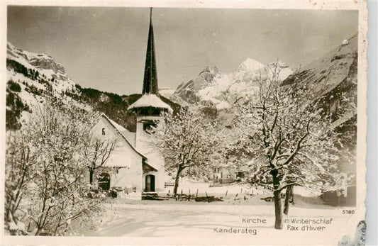 13919563 Kandersteg_BE Église en hiver