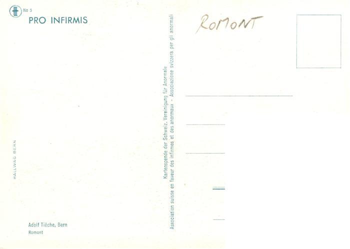 13919664 Romont_BE Carte d'artiste Pro Infirmis